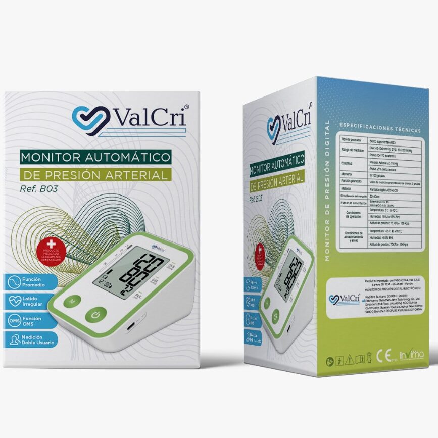 Tensiómetro Digital de Brazo B07 Valcri Con Voz - Promedis