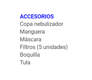 ACCESORIOS POLOA