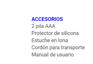 Accesorios